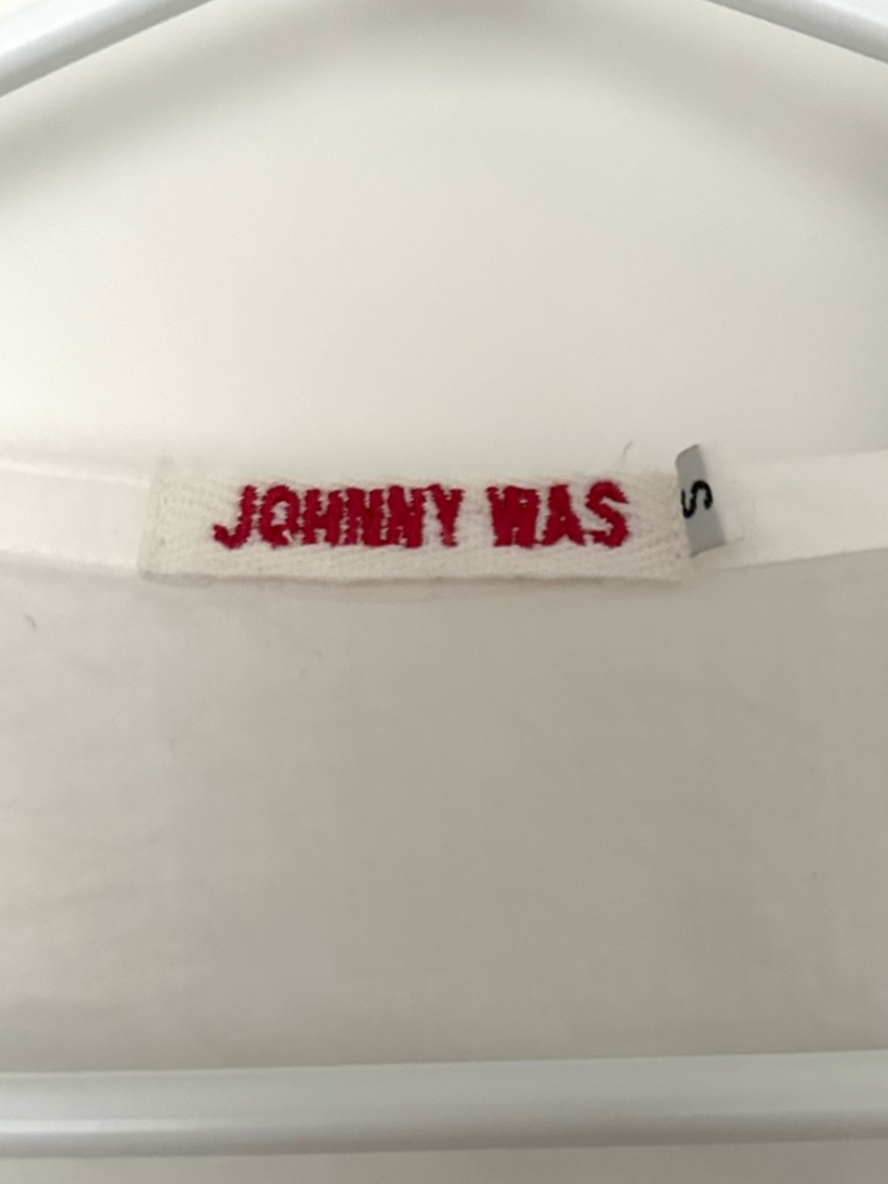 Johnny Was White Embroidered Floral Tunic with Multicolor Accents - Picture 2 of 5